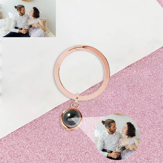 Personalized Photo Projection Keychain – Unique memory for your loved ones