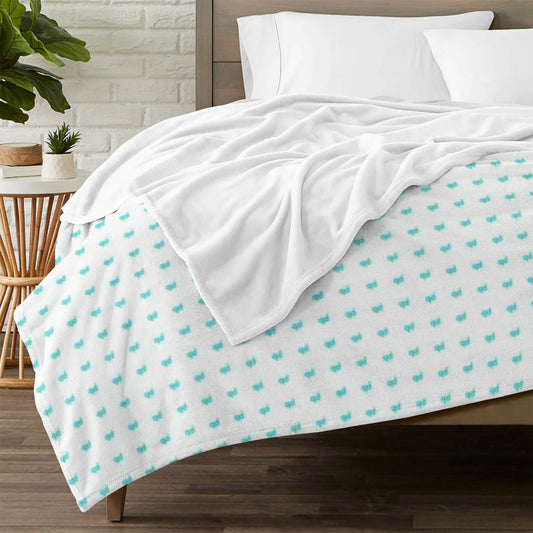 Personalized flannel fleece blanket – soft, warm and individual