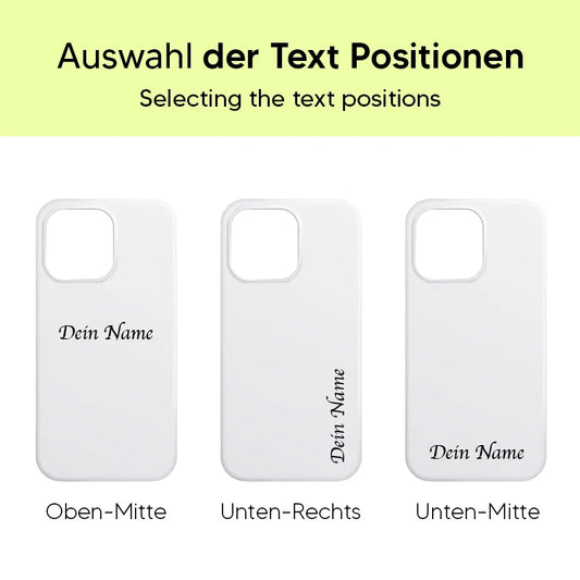 Personalized iPhone Case in Matte Lambskin Leather – Luxury Design with Name Engraving for iPhone 13, 14, 15, 16 (Pro, Max)