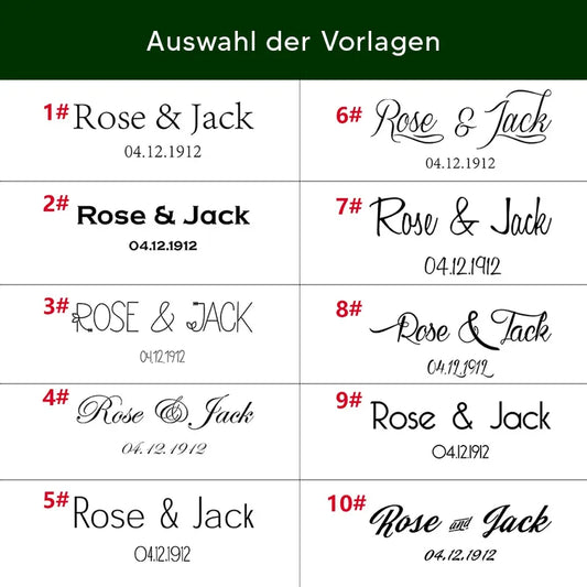 Heart-shaped walnut wood ring box with engraving