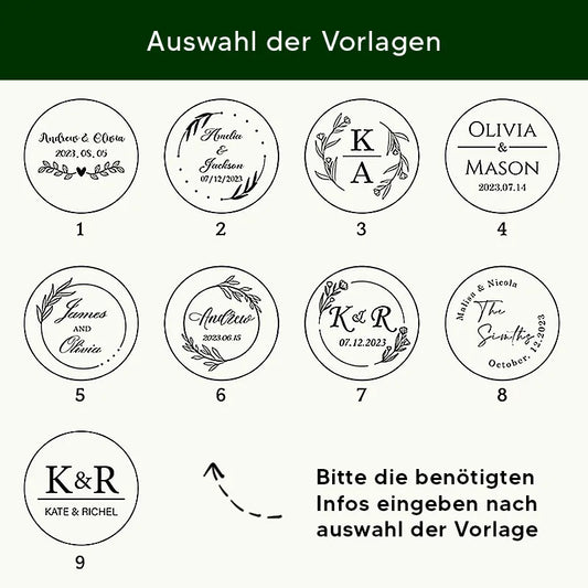 Walnut wood ring box with engraving – For engagement or wedding rings