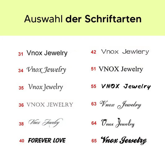 Rope chain bracelet with personalized name and adjustable length