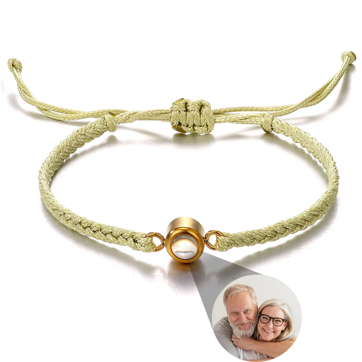 Personalisiertes Fotoarmband mit Bild Erinnerung