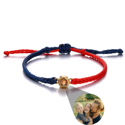 Personalisiertes Fotoarmband mit Bild Erinnerung