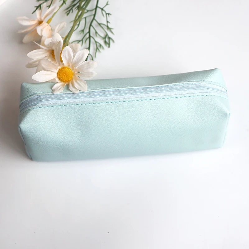 Personalized pencil case for office &amp; school – With name engraving – Stylish accessory for pens or makeup brushes