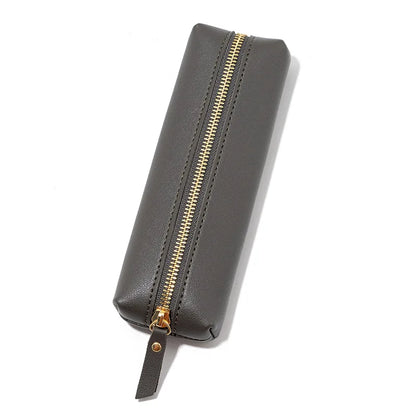 Personalized leather pen case – With name engraving – Stylish accessory for school, office or business