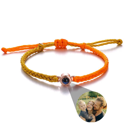 Personalisiertes Fotoarmband mit Bild Erinnerung