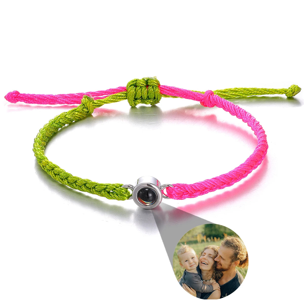 Personalisiertes Fotoarmband mit Bild Erinnerung