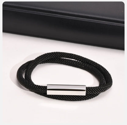 Personalisierbare Milan-Seilketten-Armband für Männer und Frauen