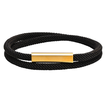 Personalisierbare Milan-Seilketten-Armband für Männer und Frauen