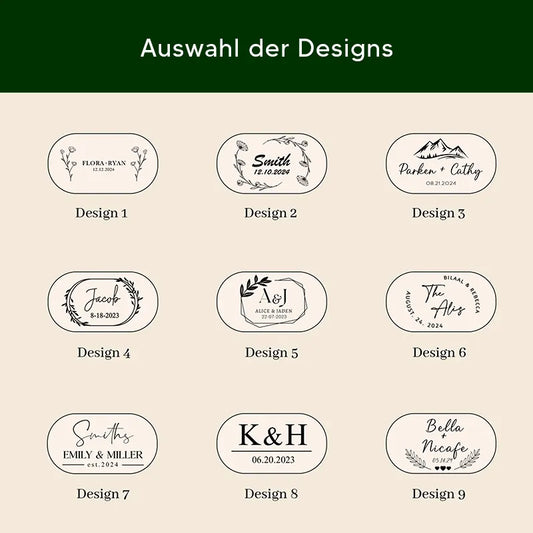 Ringschachtel aus edlem Holz - Aufbewahrung für Verlobungs- und Eheringe