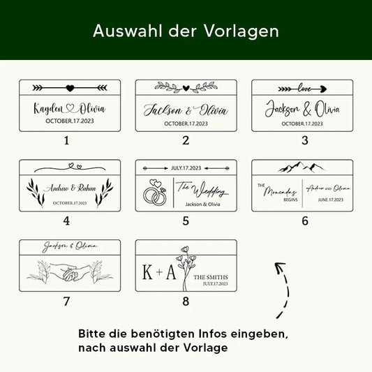 Ringschachtel aus Walnussholz – Perfekt für Verlobung oder Hochzeit