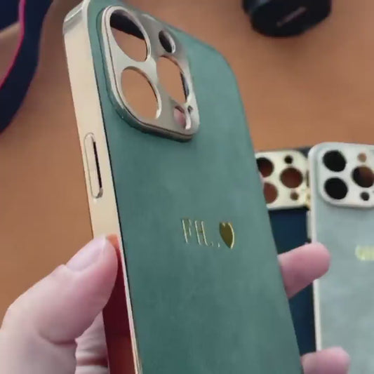 Personalized iPhone case with name engraving – Custom design for iPhone 13, 14, 15, 16 Pro & Max